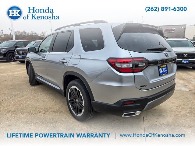 New 2026 Solar Silver Metallic Honda AWD Touring Blackout image 3