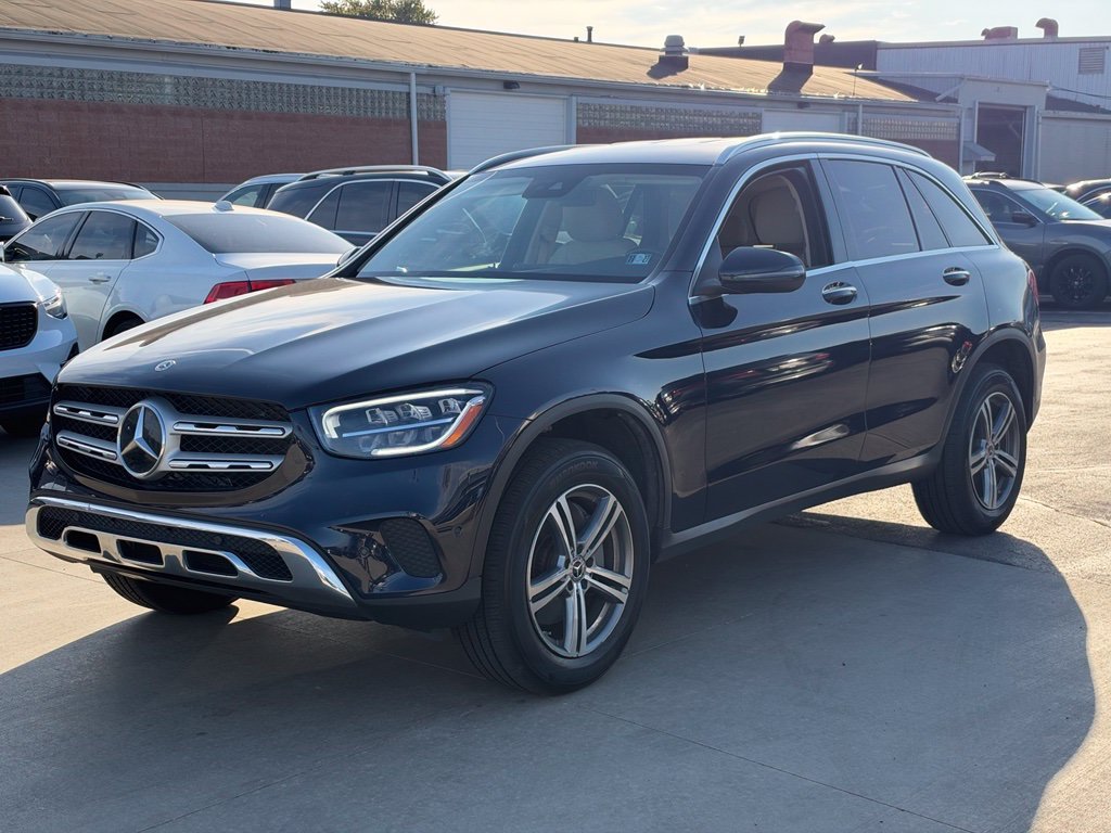 Certified Used 2022 Blue Mercedes-Benz GLC 300 image 1