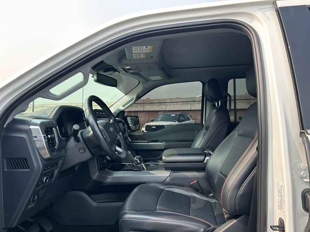 Certified Used 2023 White Metallic Ford Lariat image 11