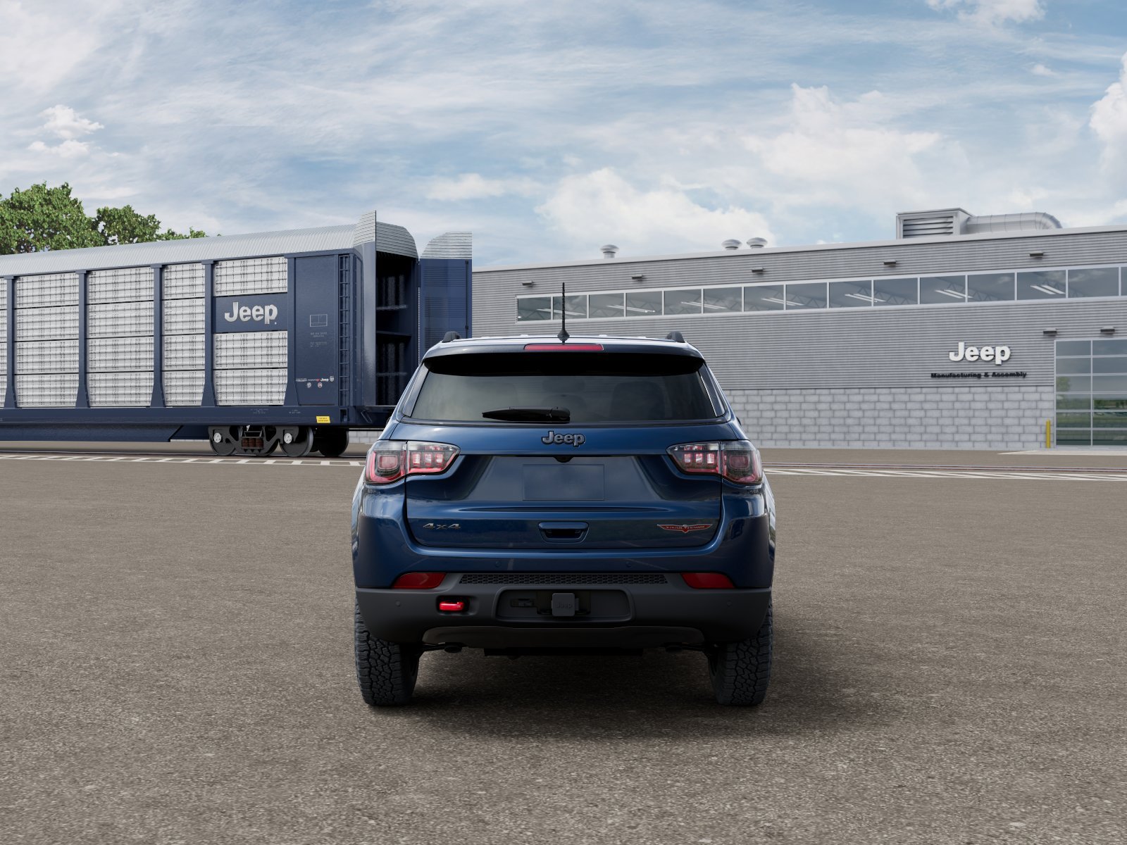 New 2026 Fathom Blue Pearl-Coat Exterior Paint Jeep Trailhawk image 7