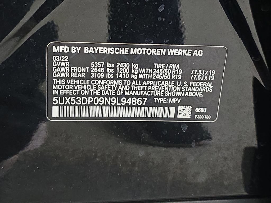 Used 2022 Black BMW xDrive30i image 38