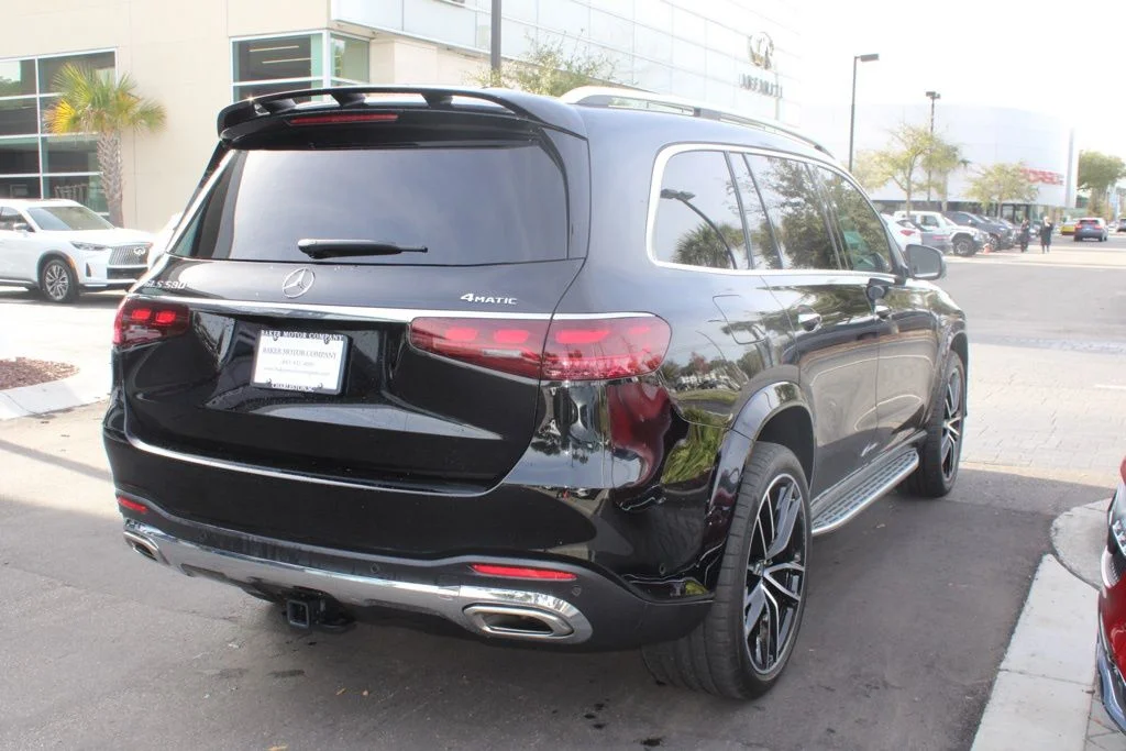 Certified Used 2025 Obsidian Black Metallic Mercedes-Benz GLS 580 image 6