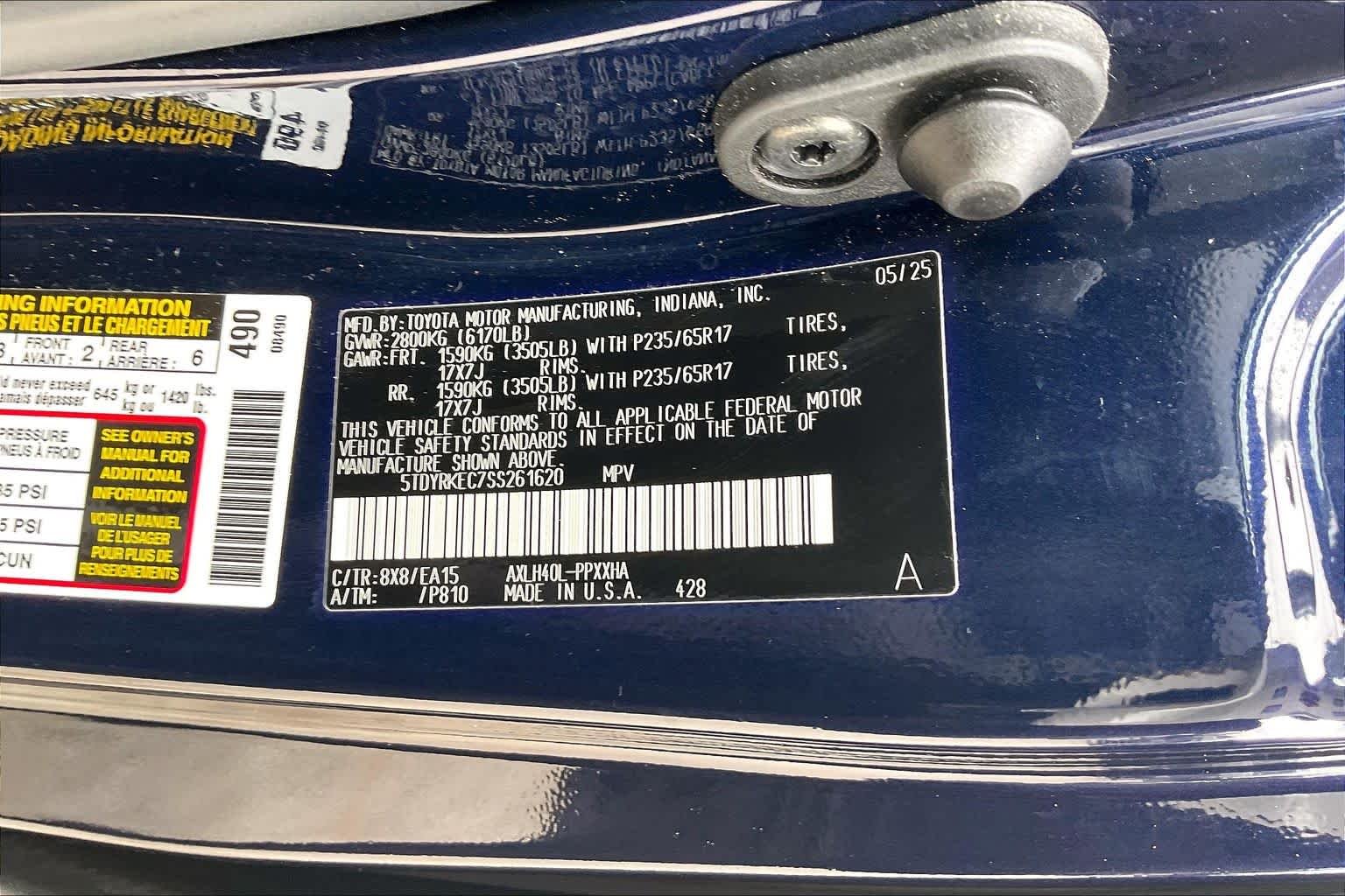 Used 2025 Blueprint Toyota XLE image 33