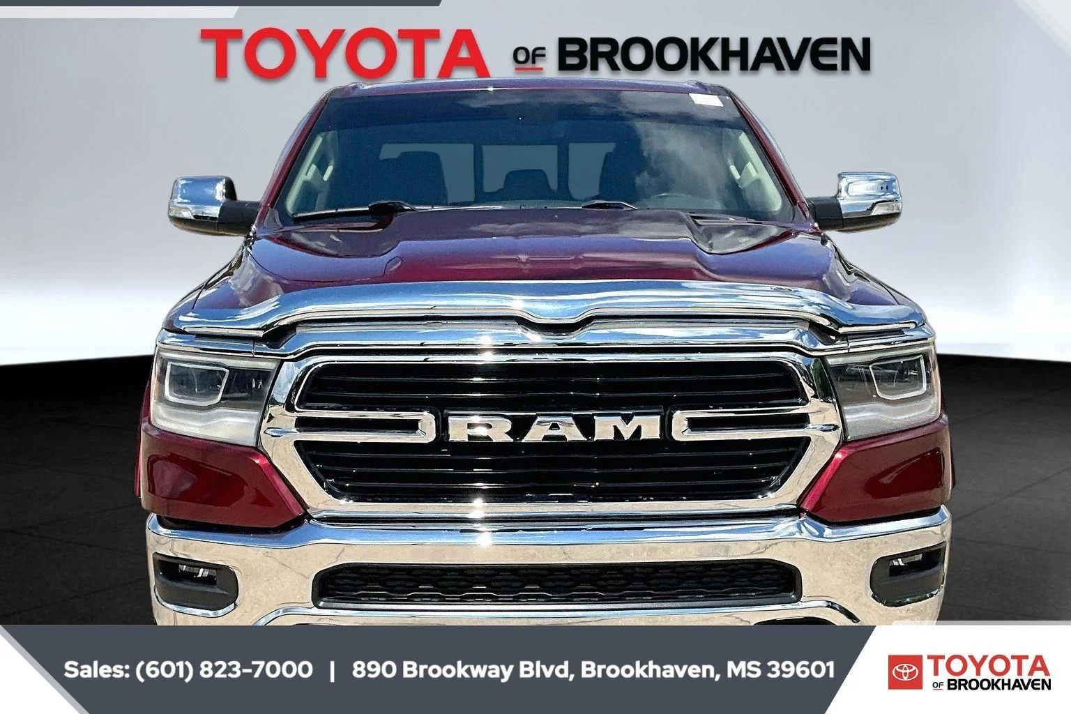Used 2020 Delmonico Red Pearlcoat Ram Laramie image 3