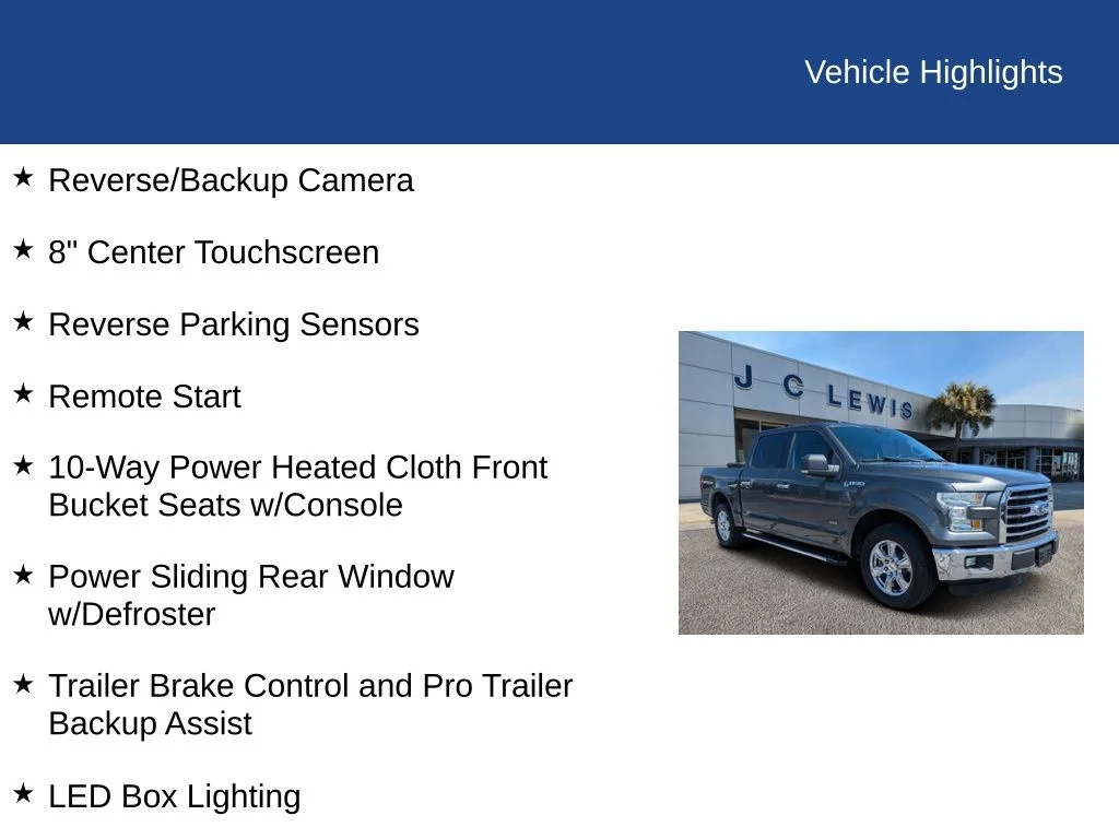 Used 2016 Magnetic Metallic Ford XLT image 28