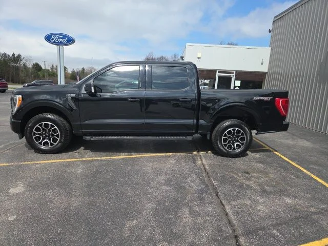 Used 2023 Agate Black Metallic Ford XLT image 9