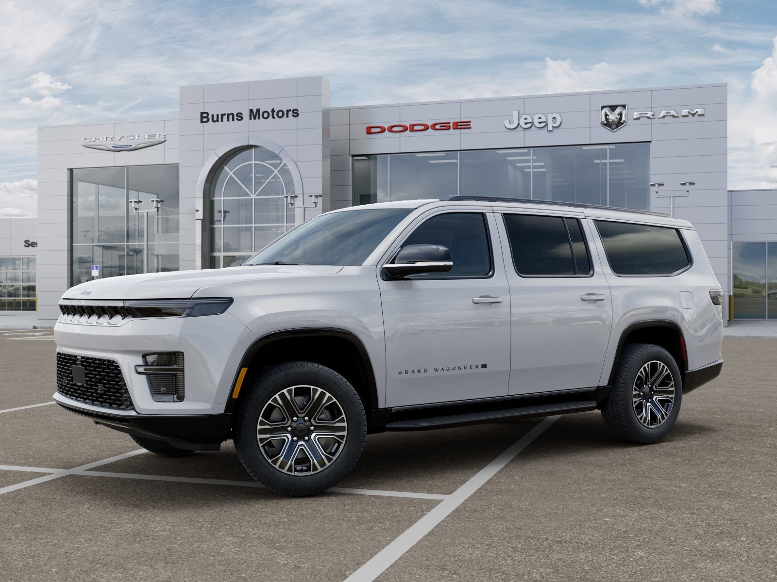 New 2026 Bright White Clear-Coat Exterior Paint Jeep 4x2 image 2
