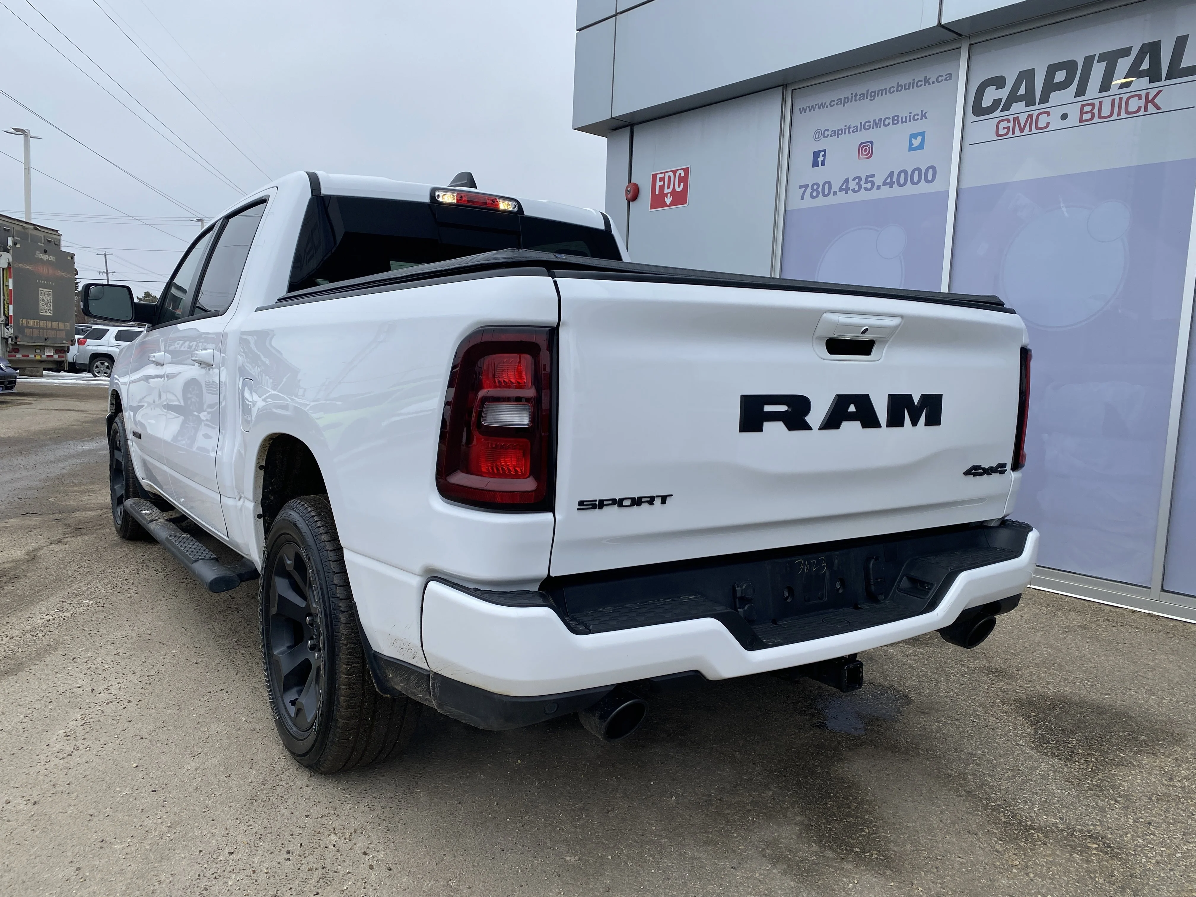Certified Used 2025 White Ram Sport * 360 CAMERA * RADAR CRUISE * NAVIGATION * image 3