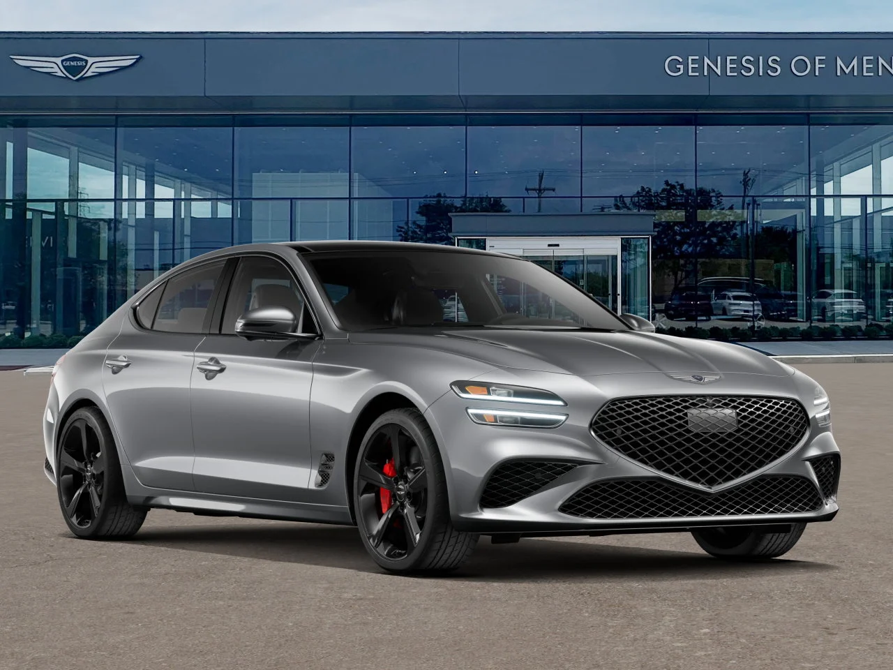 New 2026 Savile Silver Metallic Genesis 3.3T AWD Sport Prestige image 2