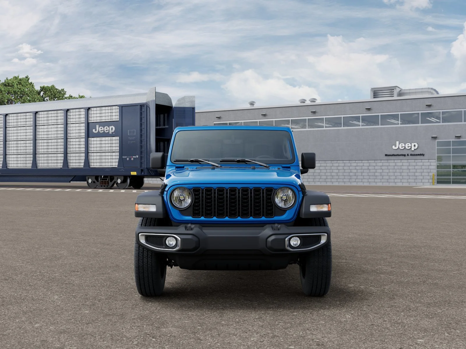 New 2026 Hydro Blue Pearl-Coat Exterior Paint Jeep  image 6