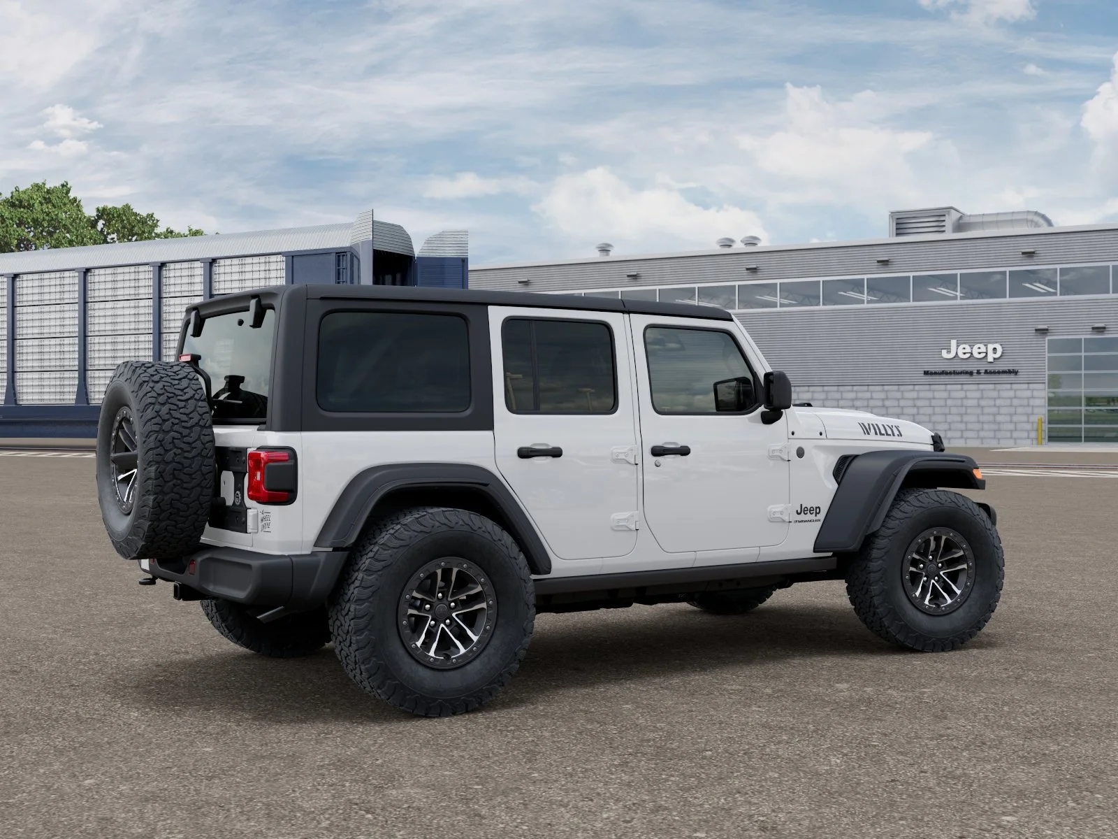 New 2026 Bright White Clearcoat Jeep Willys image 4