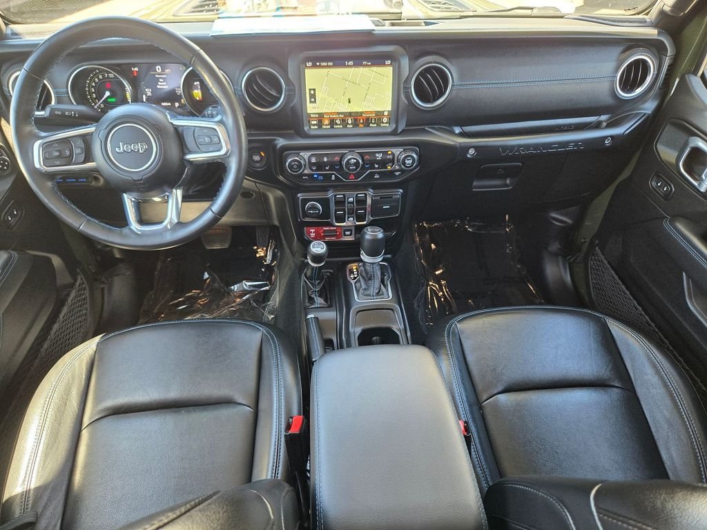 Used 2022 Green Jeep Unlimited Rubicon 4xe image 9