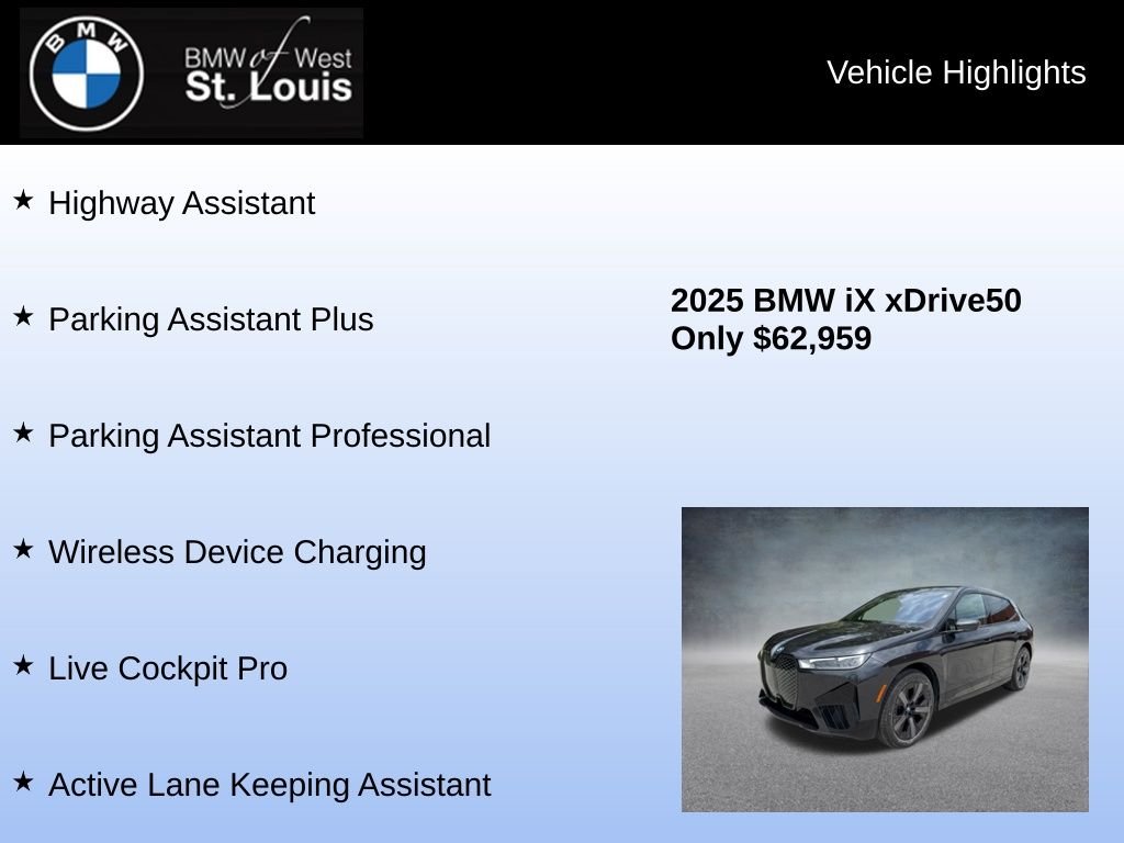 Used 2025 Gray BMW xDrive50 image 24