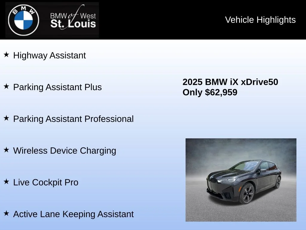 Used 2025 Gray BMW xDrive50 image 24