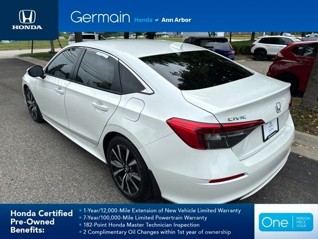 Certified Used 2023 Platinum White Pearl Honda 1.5T 4D EX BD image 11
