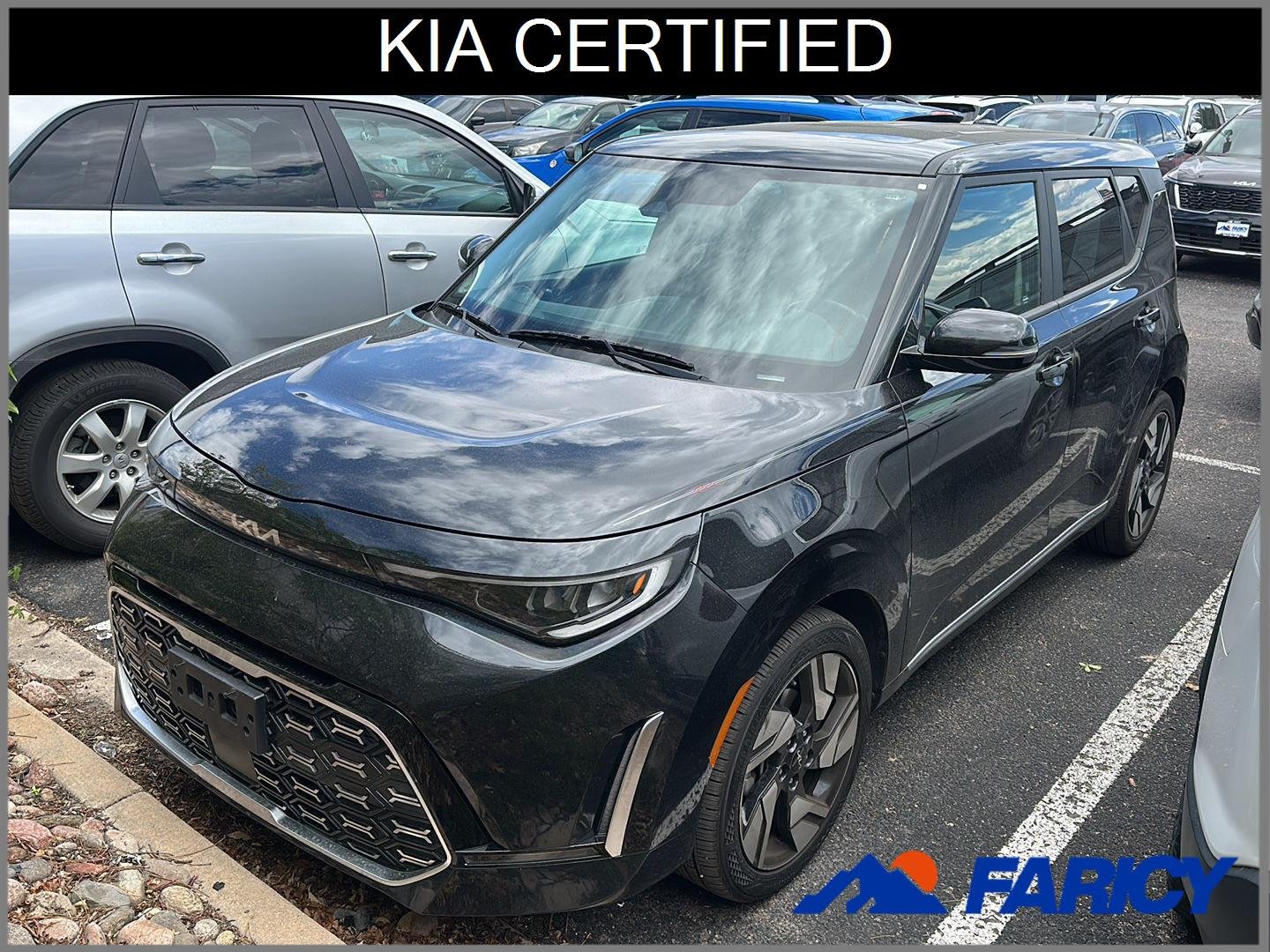 Used 2023 Fusion Black Kia GT-Line image 1