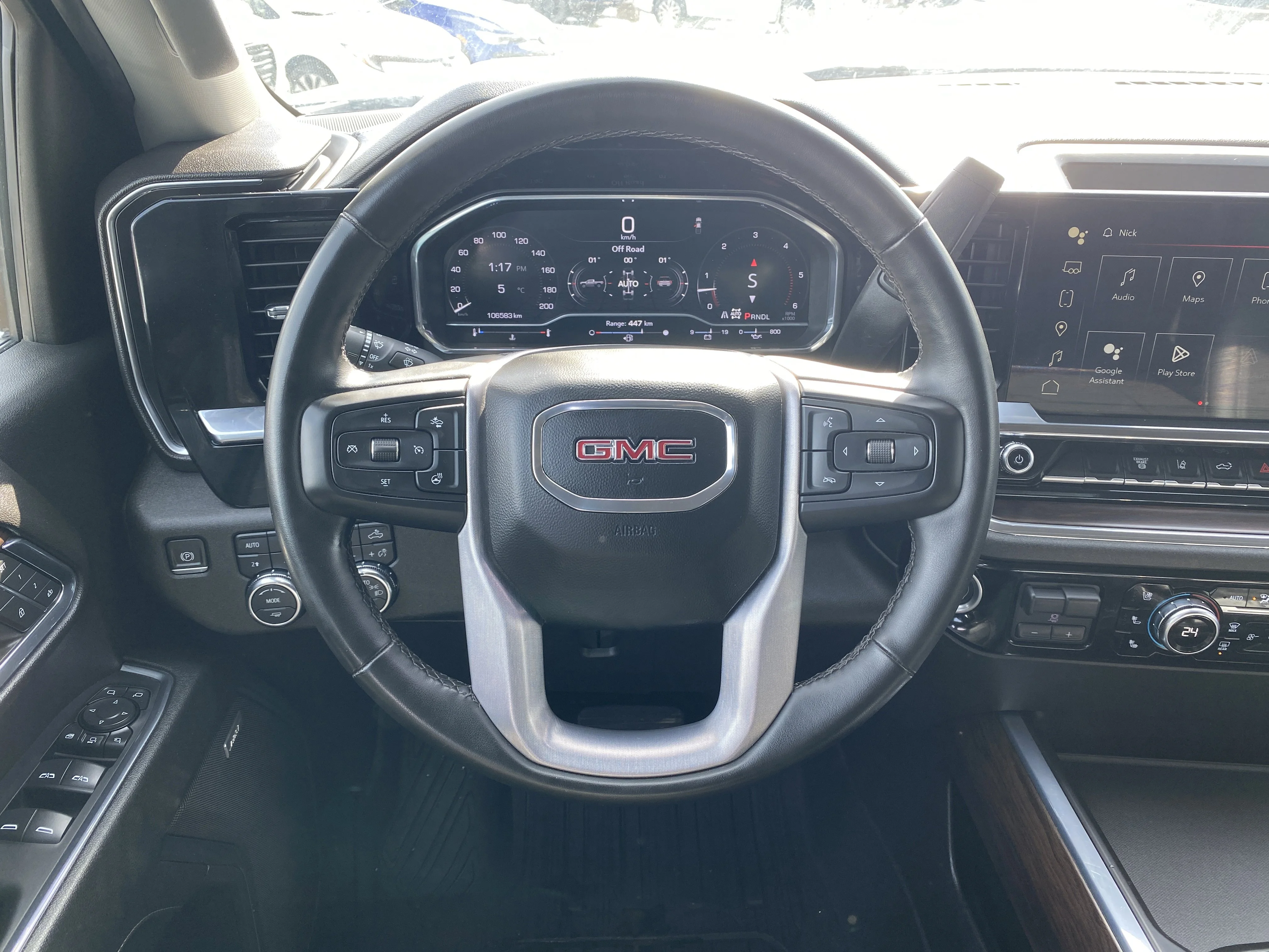 Certified Used 2024 Summit White GMC Crew Cab SLT image 11