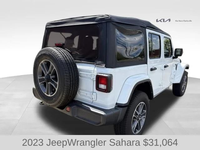 Used 2023 White Jeep Sahara image 8