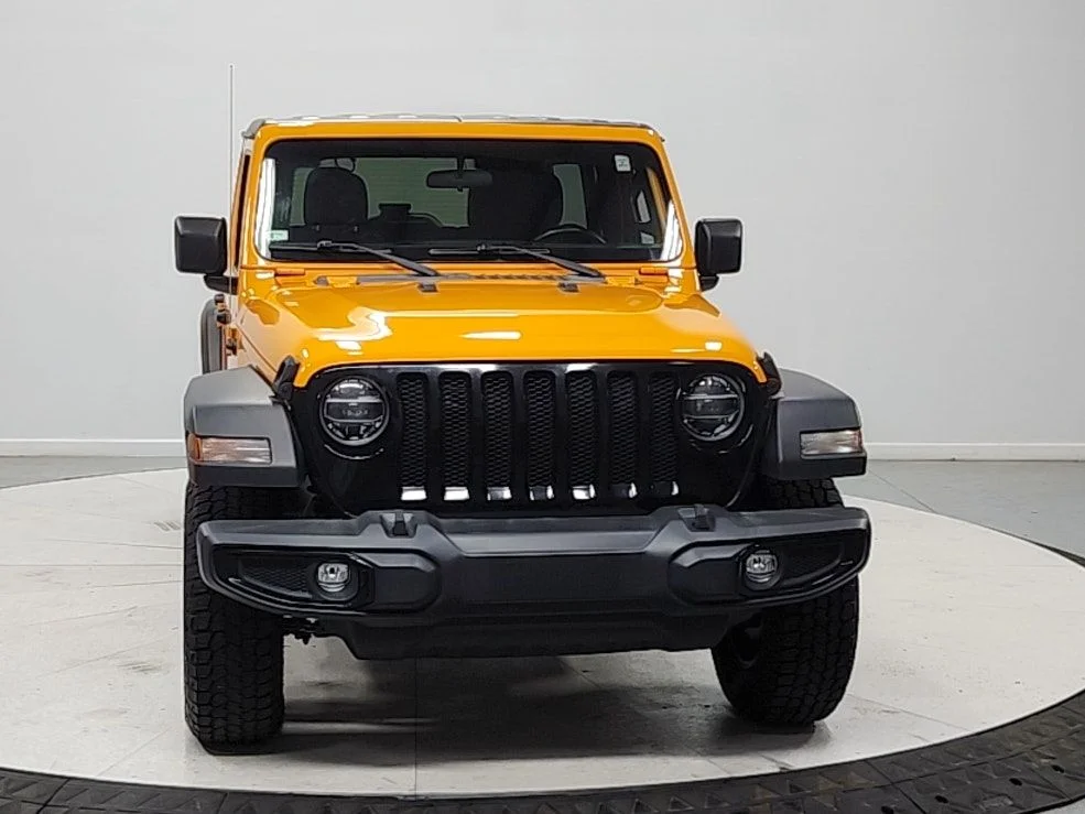 Used 2021 Orange Jeep Unlimited Willys image 2