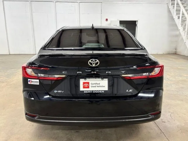 Certified Used 2025 Black Toyota LE image 6