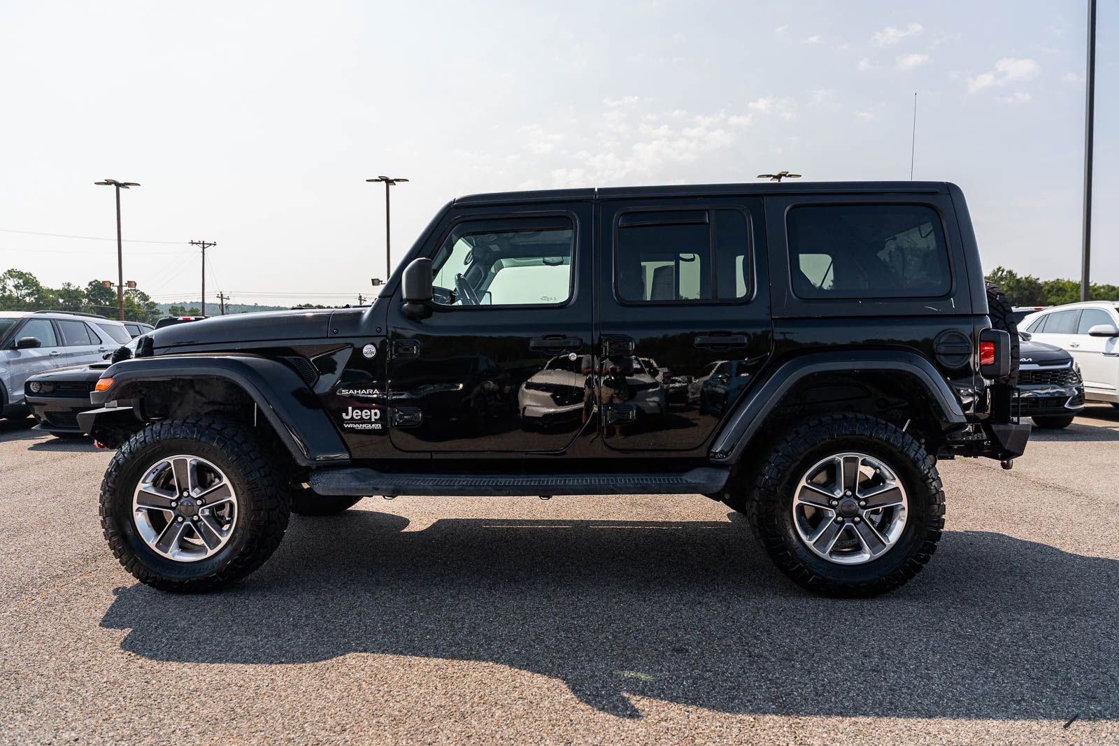 Certified Used 2021 Black Jeep Unlimited Sahara image 4