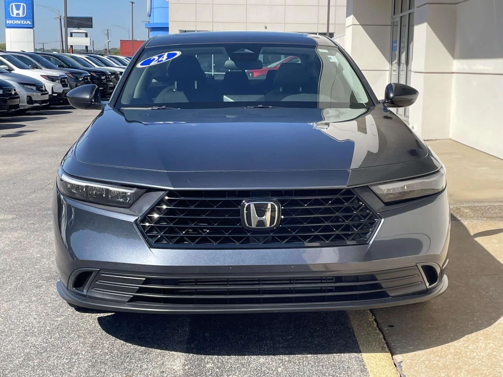 Used 2024 Meteorite Gray Metallic Honda EX CVT image 5
