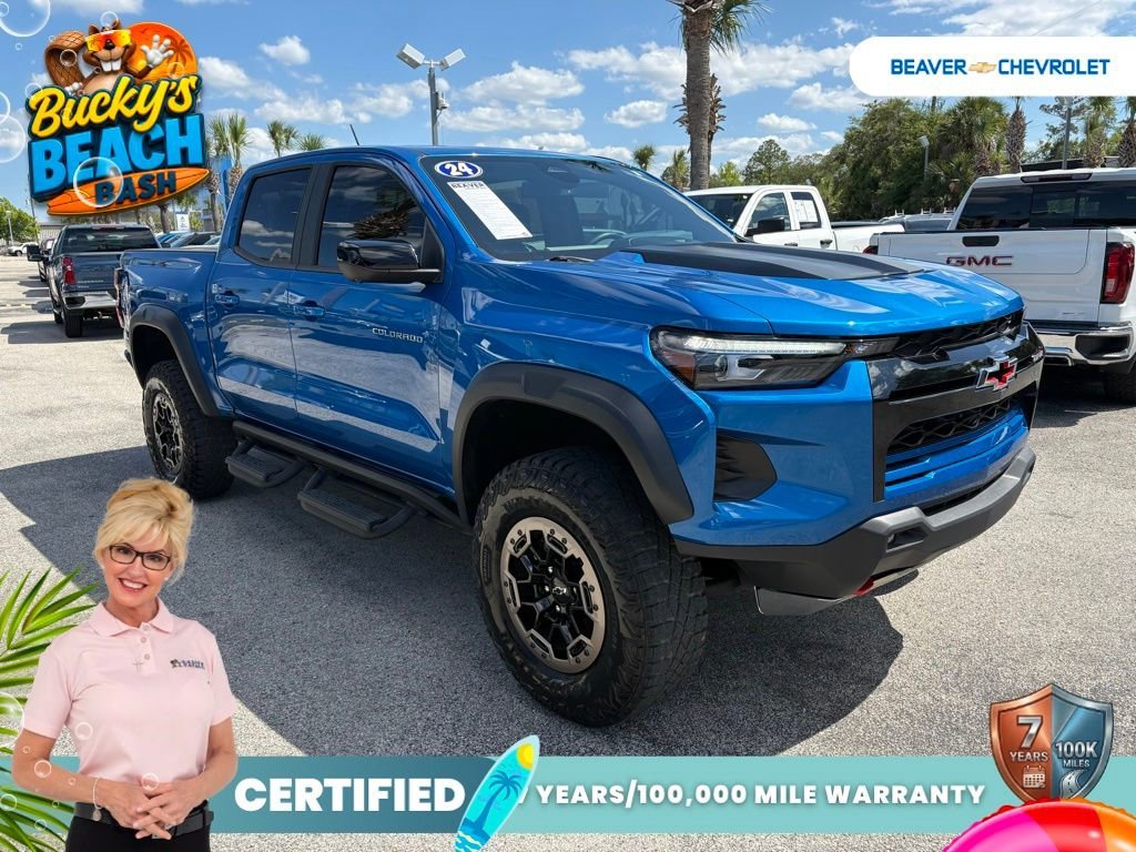 Used 2024 Glacier Blue Metallic Chevrolet ZR2 image 9