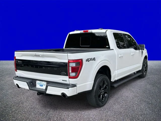 Used 2023 White Metallic Ford Platinum image 3