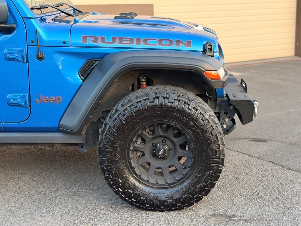 Used 2022 Hydro Blue Pearlcoat Jeep Rubicon image 2