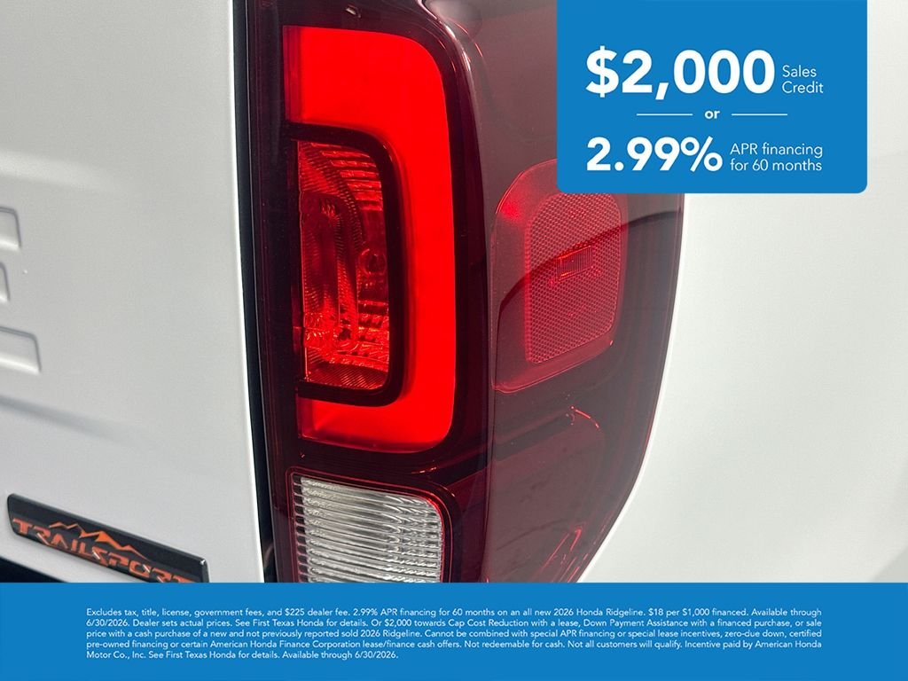 New 2026 Platinum White Pearl Honda TrailSport image 11