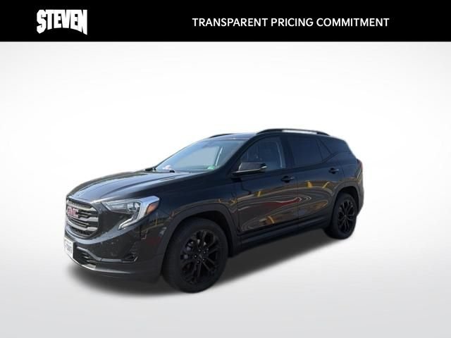 Used 2021 Black GMC SLT image 1