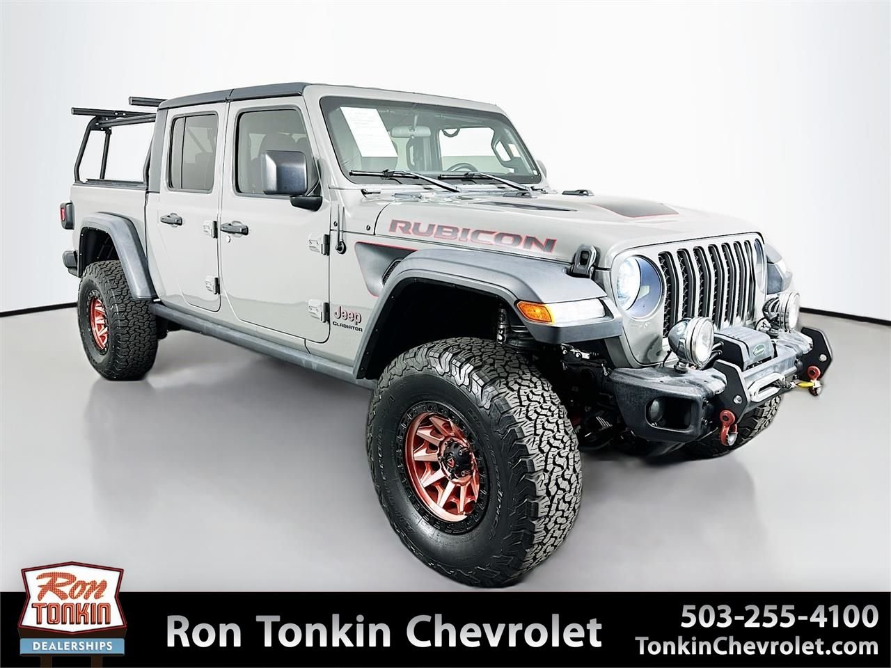 Used 2021 Sting-Gray Clearcoat Jeep Rubicon image 1