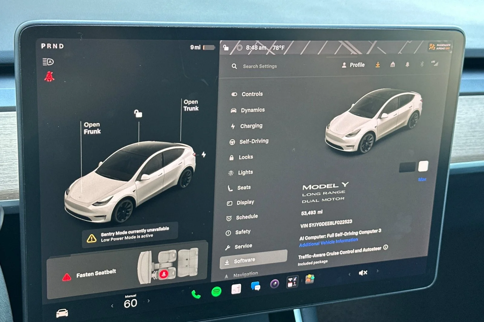 Used 2020 WHITE Tesla Long Range image 26