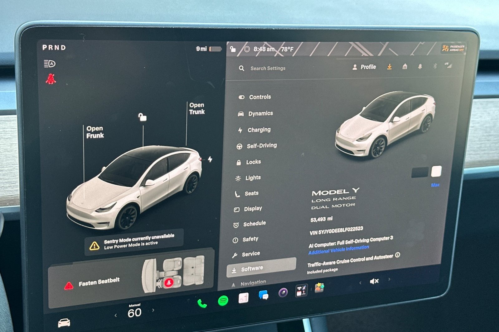 Used 2020 WHITE Tesla Long Range image 26