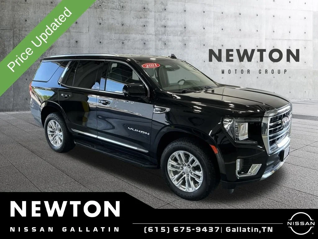 Used 2021 Onyx Black GMC SLT image 1
