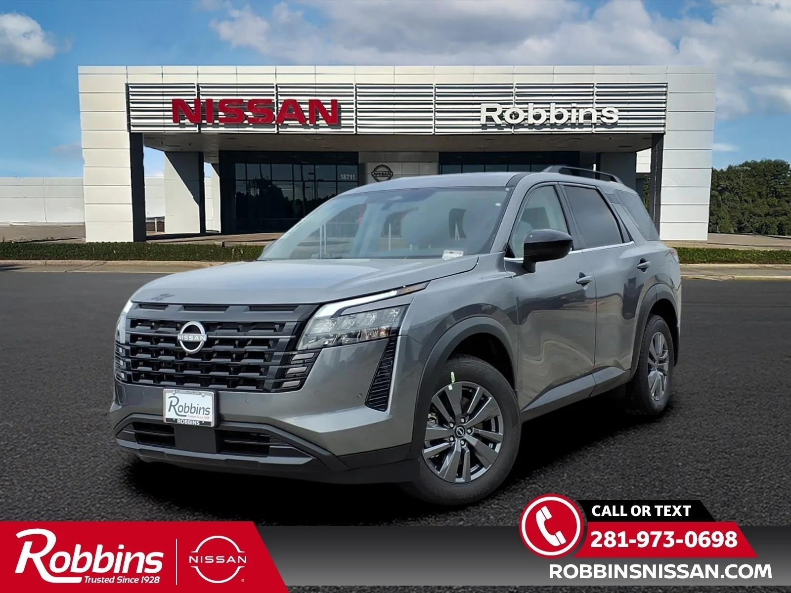 2026 Nissan Pathfinder SV Gray at Robbins Nissan
