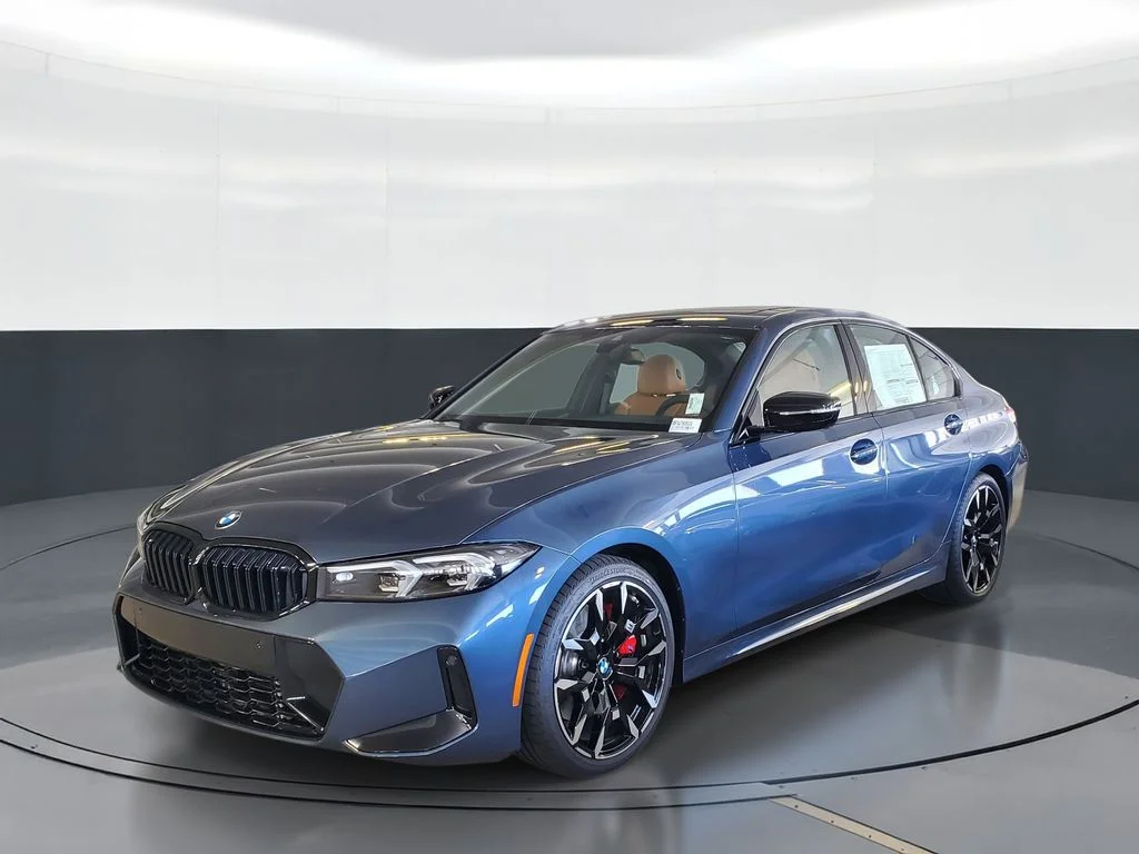 New 2026 Arctic Race Blue metallic BMW 330i image 1