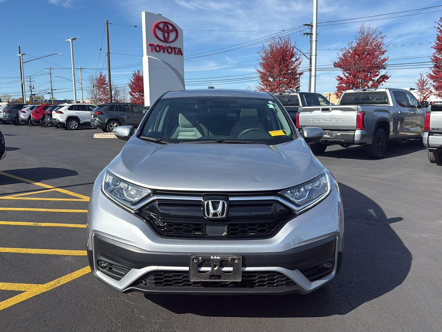 Used 2021 Lunar Silver Metallic Honda EX image 8