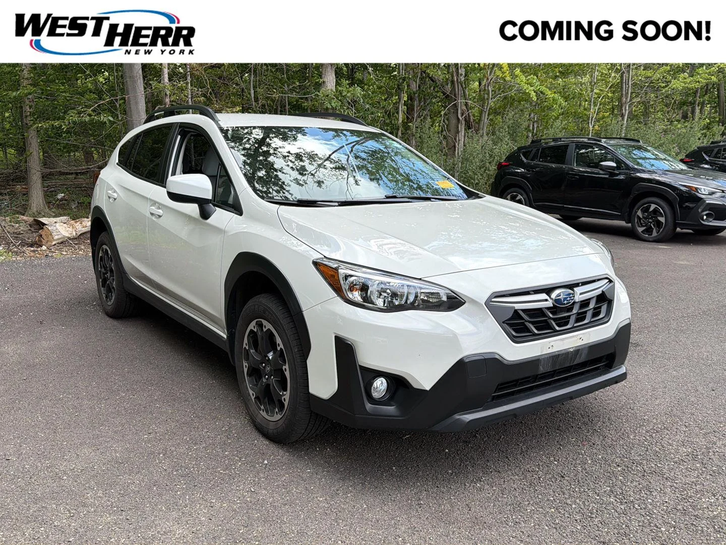 Used 2021 Crystal White Pearl Subaru Premium image 1