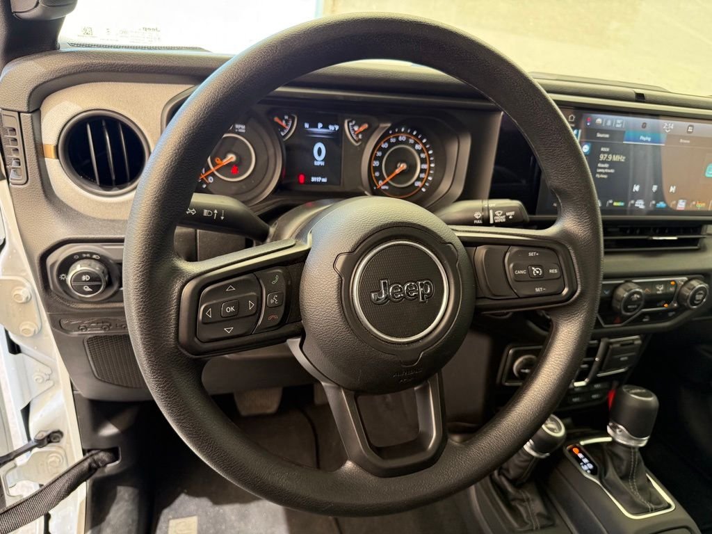 Used 2025 Bright White Clearcoat Jeep Sport image 19