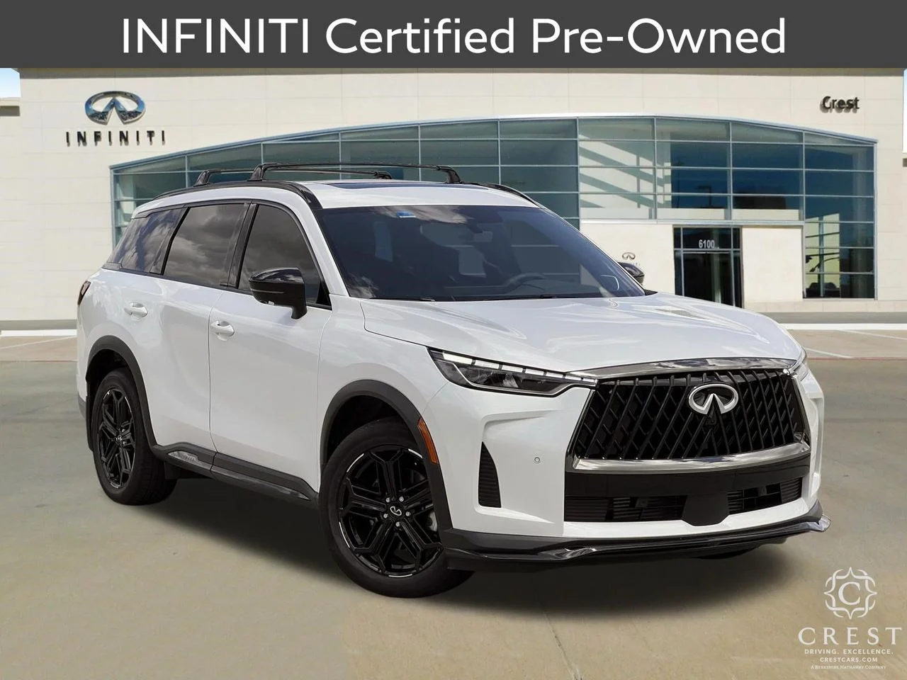 Certified Used 2026 Radiant White INFINITI SPORT image 1