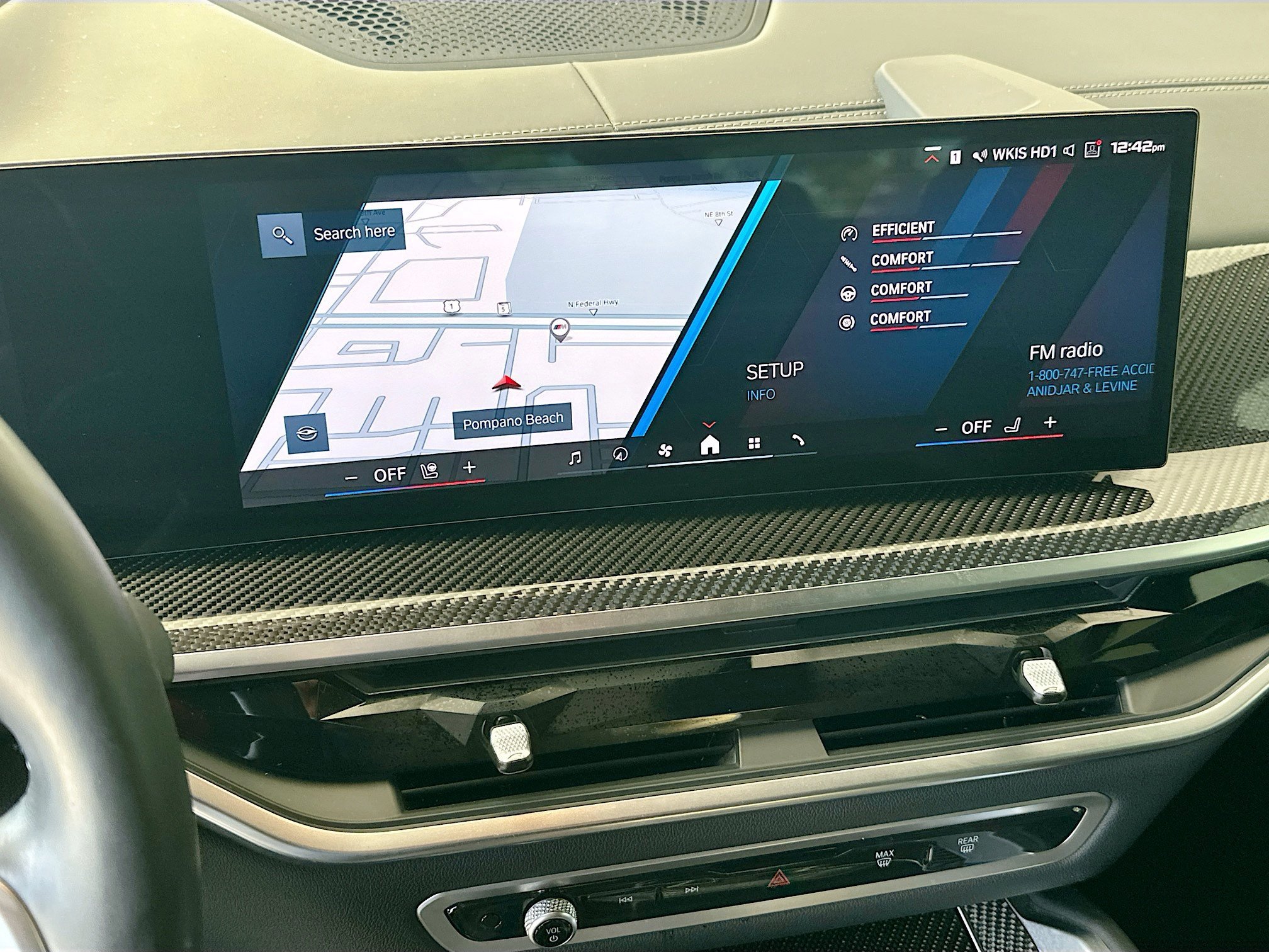 Used 2024 Marina Bay Blue Metallic BMW Competition image 12