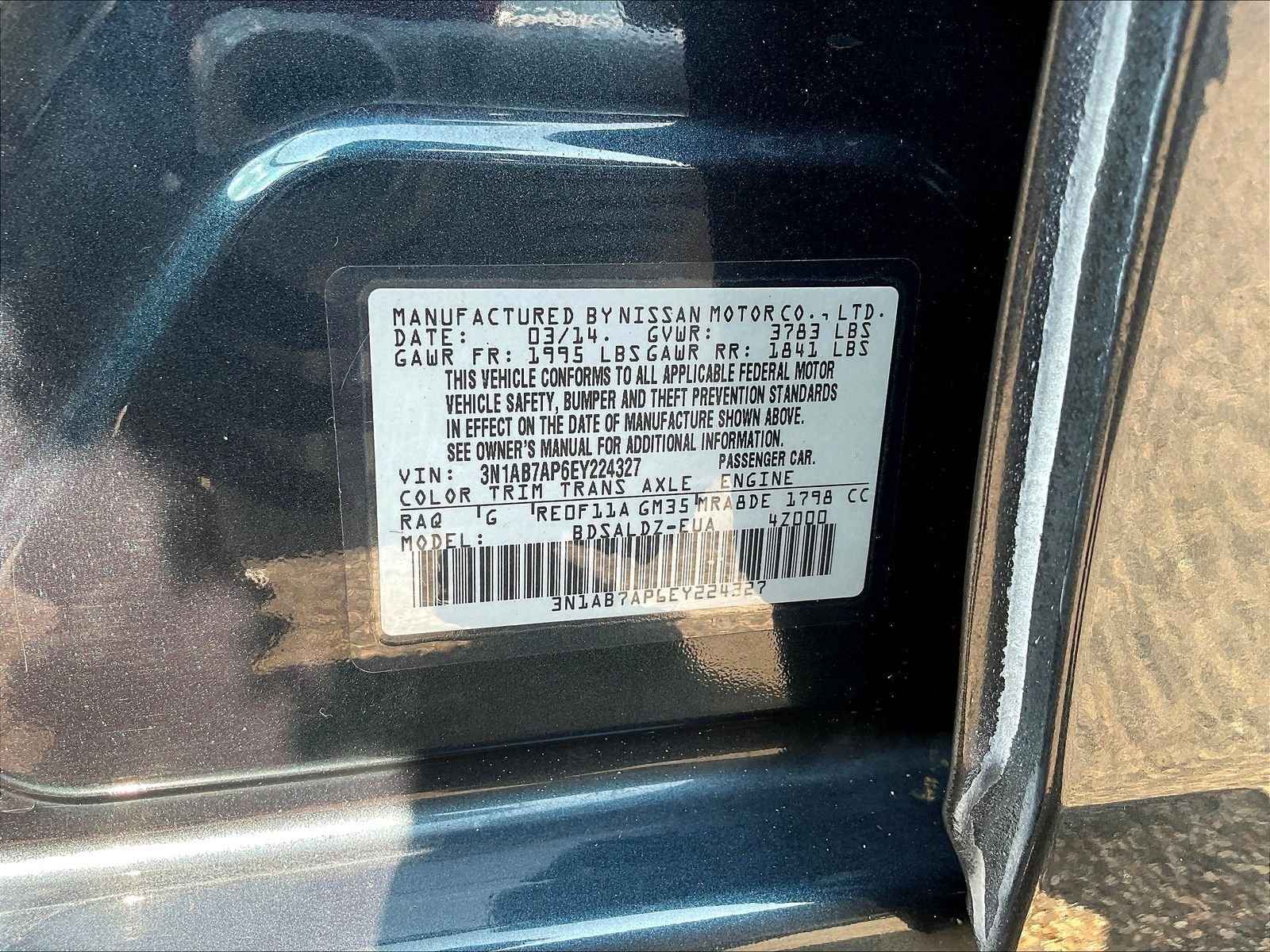 Used 2014 Blue Nissan SV image 18
