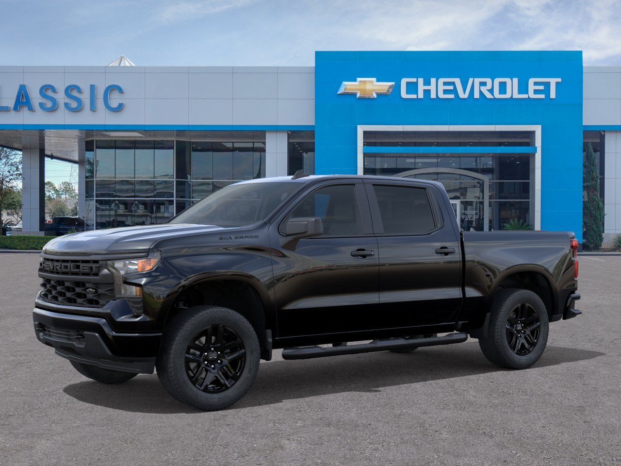 2026 Chevrolet Silverado 1500 Custom Black at Classic Elite Chevrolet Hwy 6