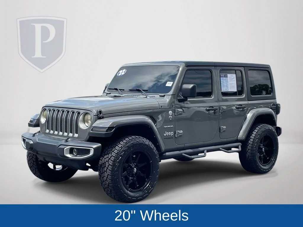 Used 2022 Gray Jeep Unlimited Sahara image 4
