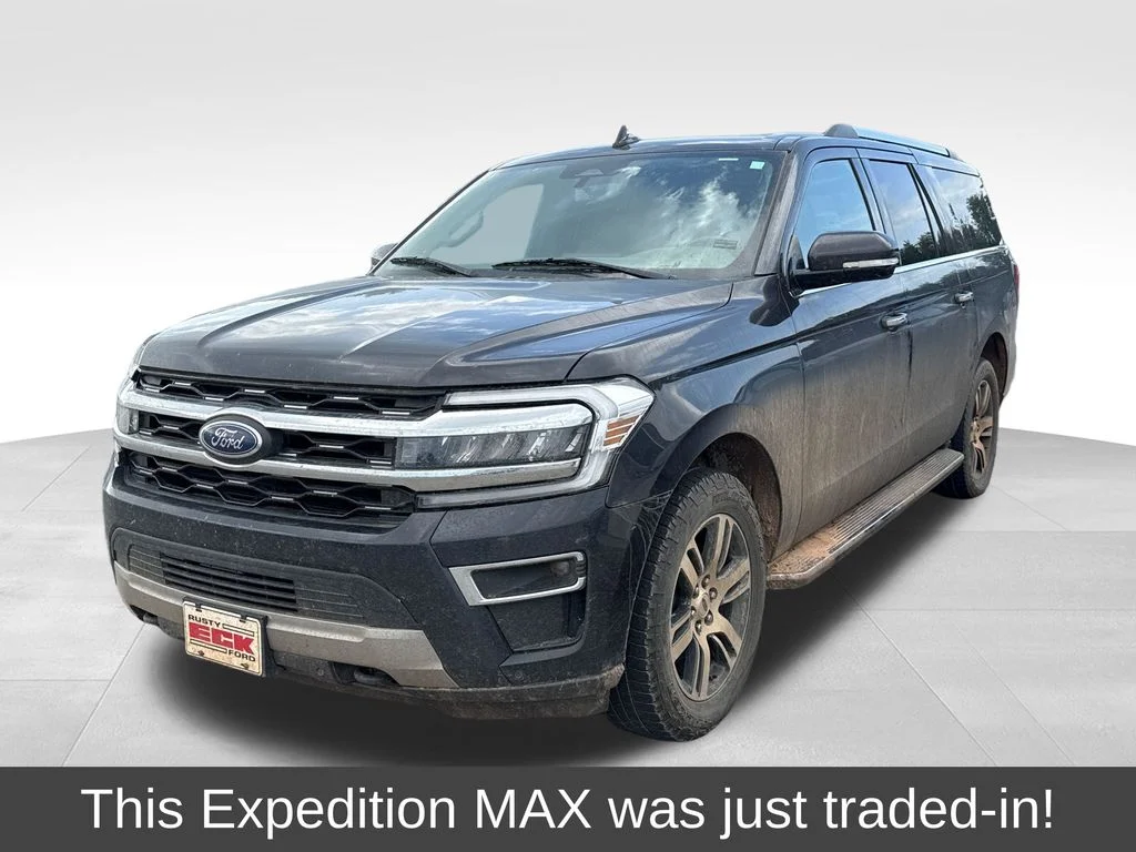 Certified Used 2022 Dark Matter Metallic Ford Limited image 1
