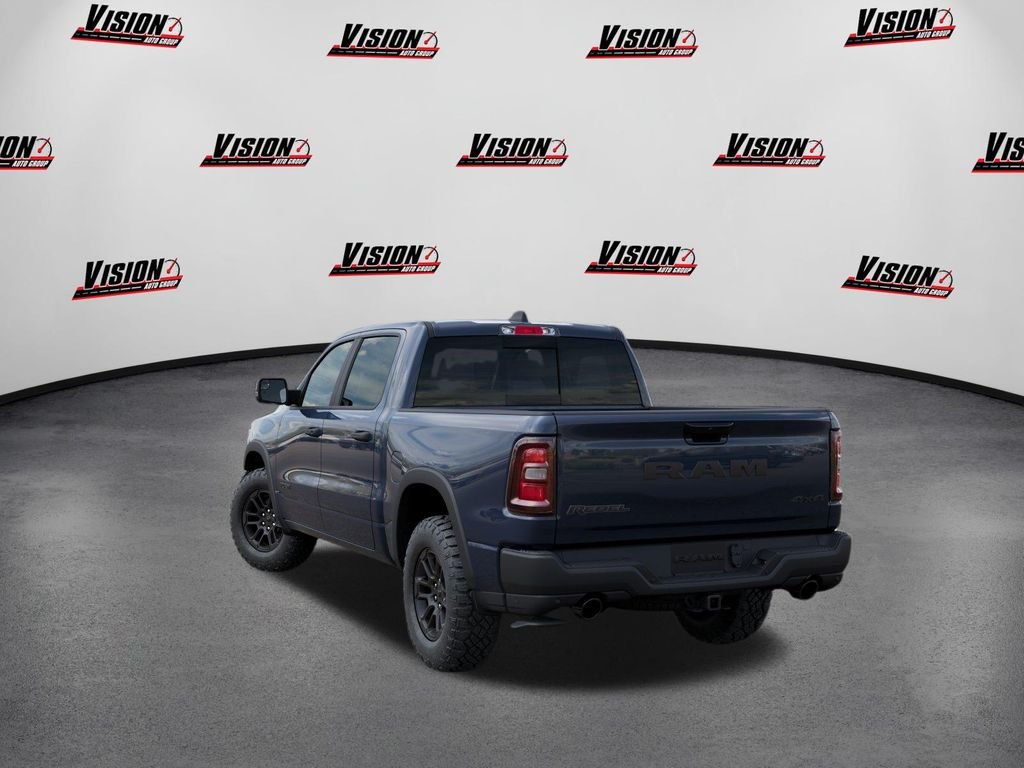 New 2026 Forged Blue Metallic Exterior Paint RAM Rebel image 3