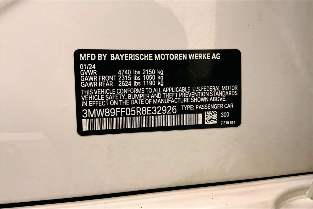 Certified Used 2024 Alpine White BMW  image 32