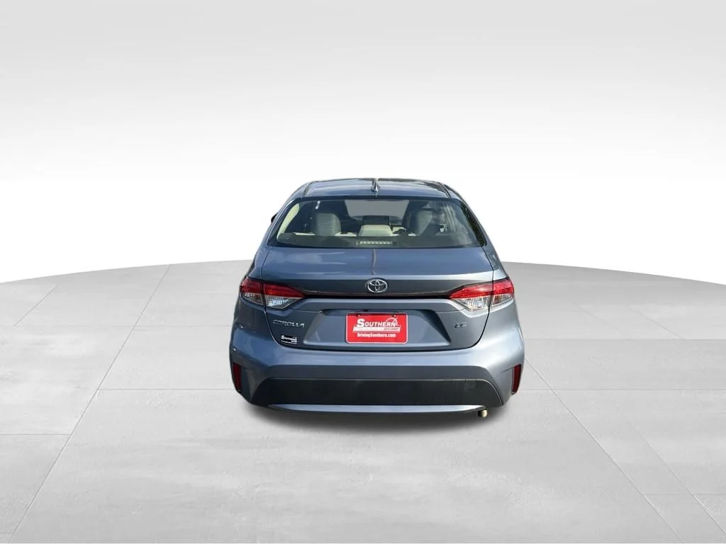 Used 2021 Blue Toyota LE image 32