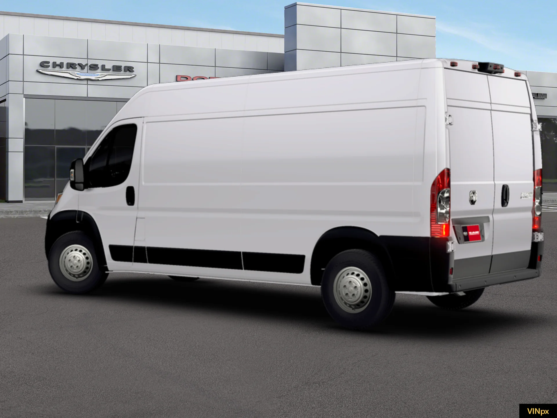 New 2026 Bright White Clear-Coat Exterior Paint Ram Tradesman image 16